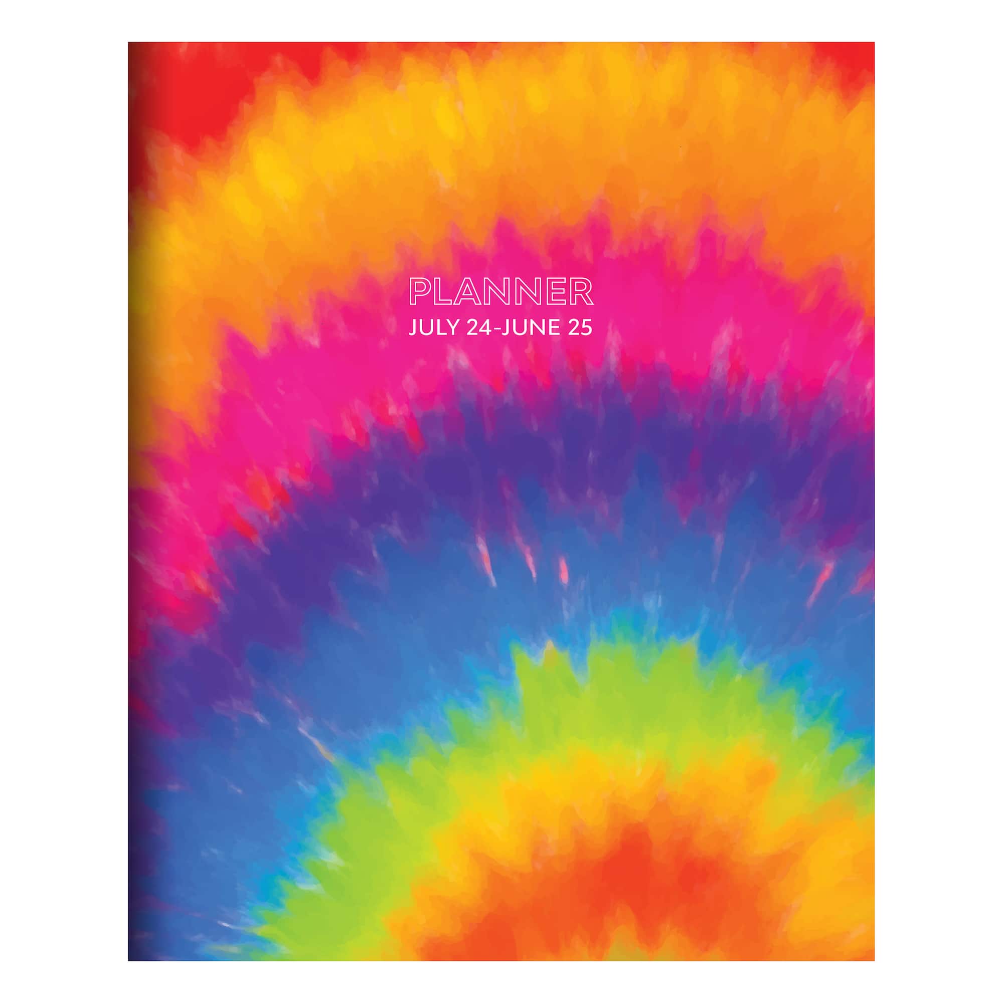 TF Publishing 2024-2025 Medium Tie-Dye Monthly Planner